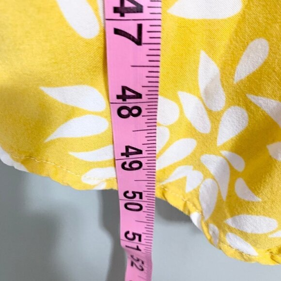 A New Day yellow floral sleeveless unlined flowy midi dress - Small - Picture 5 of 10